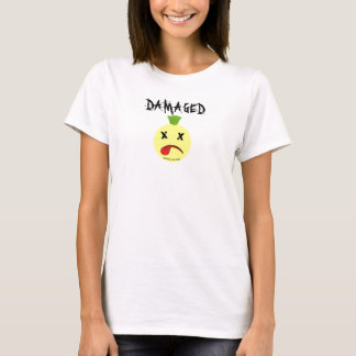 butstilloksmily face copy, DAMAGED T-Shirt