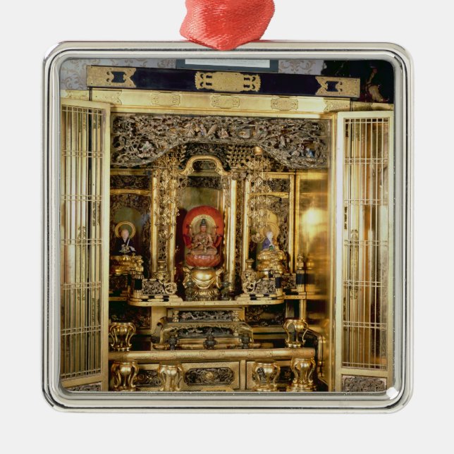 Butsudan shrine from a Damio's palace at Kyoto Metal Ornament (Front)
