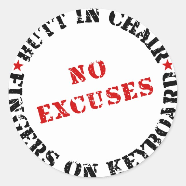 Butt In Chair Fingers On Keyboard - Sticker Sheet (Front)