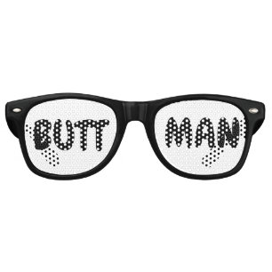 BUTT MAN FUNNY PARTY SUNGLASSES