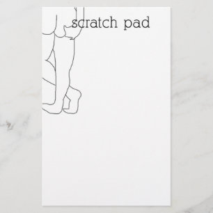 Butt Scratch Pad Stationary Stationery