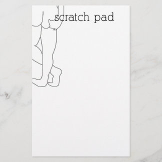 Butt Scratch Pad Stationary Stationery