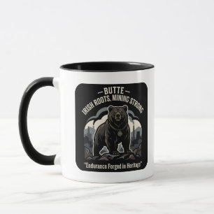 Butte Irish Roots Mining Strong Bear Mug