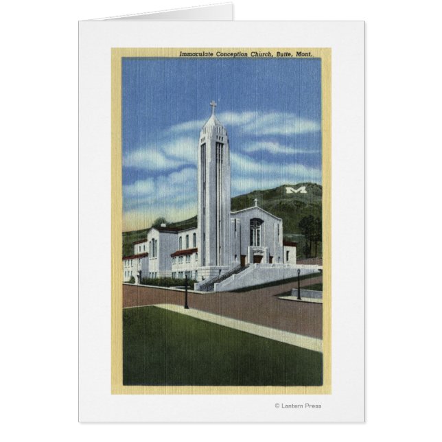 Butte, Montana - Immaculate Conception Church (Front)