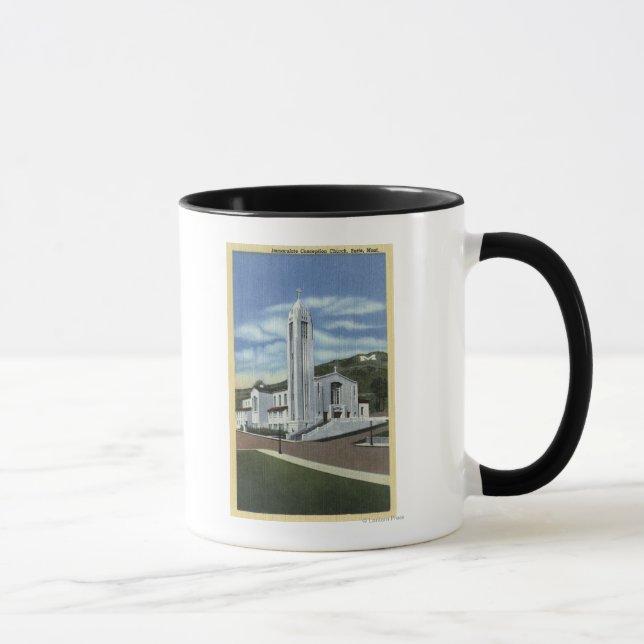 Butte, Montana - Immaculate Conception Church Mug (Right)