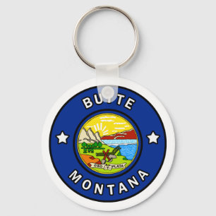Butte Montana Key Ring