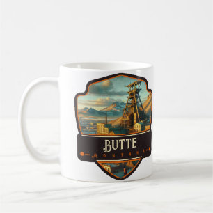 Butte, Montana Vintage Coffee Mug