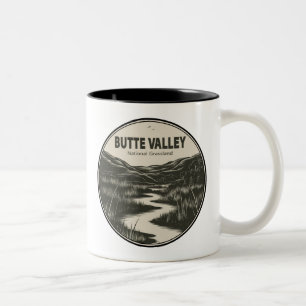 Butte Valley National Grassland California Stream Two-Tone Coffee Mug