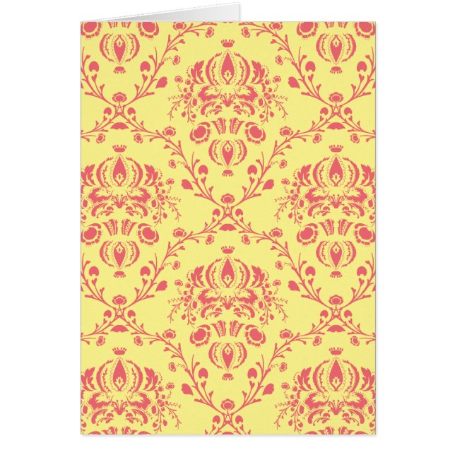 Butter and Cranberry Damask (Front)