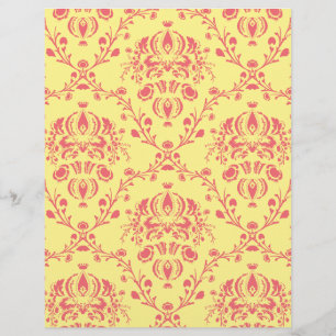 Butter and Cranberry Damask