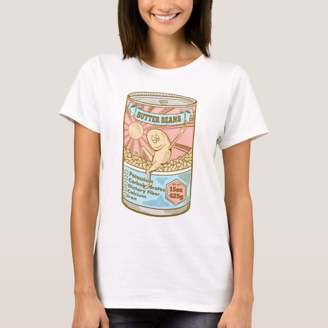 BUTTER BEANS Lima Beans T-Shirt (Front)