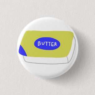 Butter Block Baking Enthusiast Gift 3 Cm Round Badge