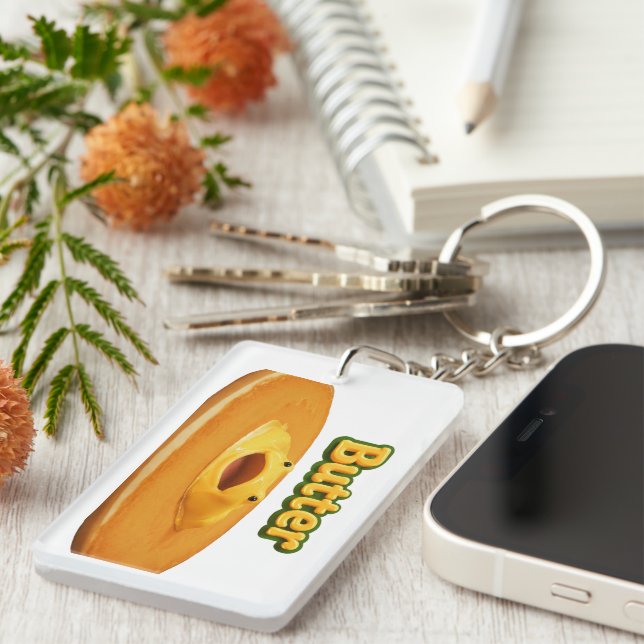 Butter Buttoad Keychain (Front Right)