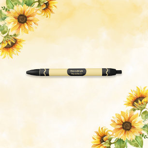 Butter Colour Crayon Wrap Monogram Black Ink Pen
