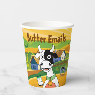 Butter Emails Political Humour Paper Cups