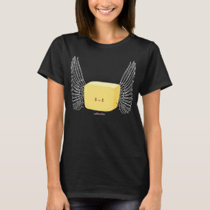 Butter Fly Pun Flying Butter Stick of Butter with  T-Shirt