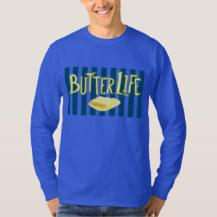 Butter Life Teal Stripes BG T-Shirt