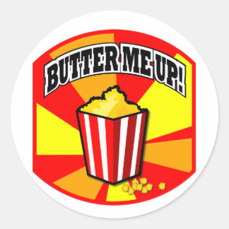 Butter Me Up! Classic Round Sticker