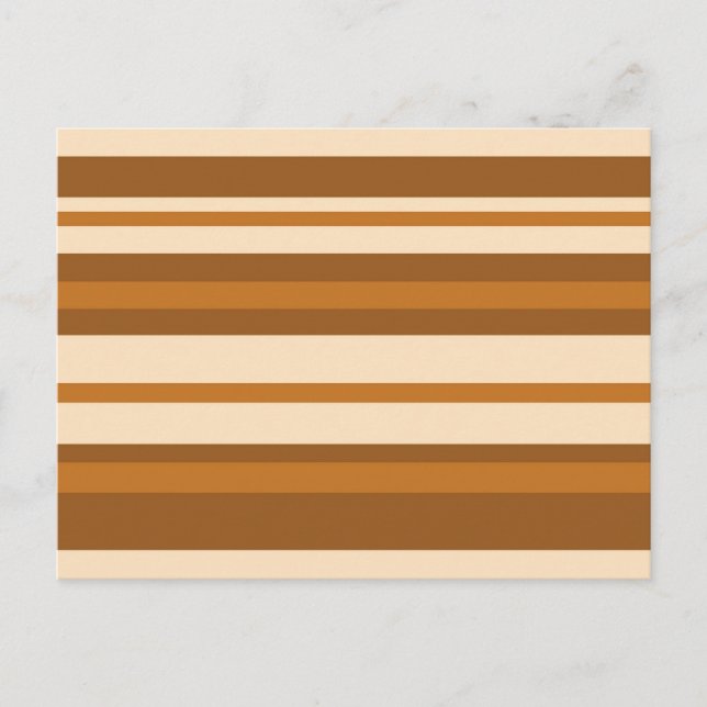 Butter Mint Stripe postcard long (Front)