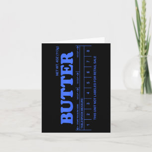 Butter Stick - Blue Funny Card
