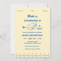 Butter Theme Birthday Churning Party