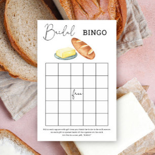 Butter Together Bridal shower bingo game