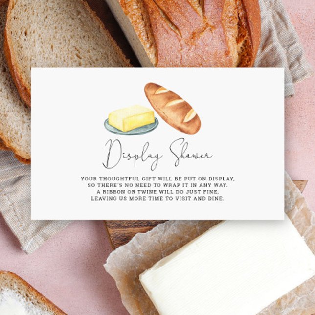 Butter together bridal shower - Display Shower Enclosure Card (Creator Uploaded)
