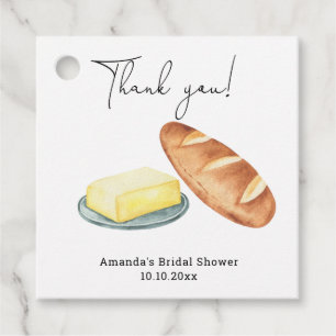 Butter Together Bridal Shower Favour Tags