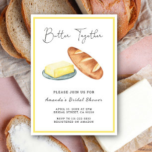 Butter Together Bridal Shower Invitation