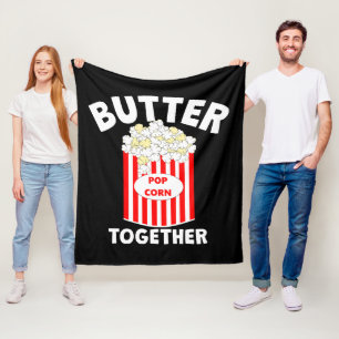 BUTTER Together Movie Popcorn Fleece Blanket