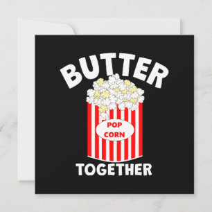 BUTTER Together Movie Popcorn Invitation