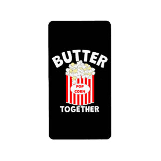 BUTTER Together Movie Popcorn Label