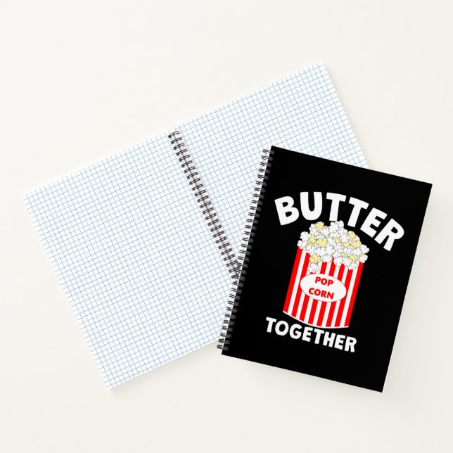 BUTTER Together Movie Popcorn Notebook (Inside)