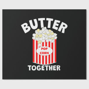 BUTTER Together Movie Popcorn Wrapping Paper
