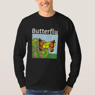 Butter Up Butterfly And Fry Out Of The Cocoon Over T-Shirt
