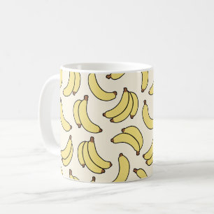Butter Yellow Banana Cabana Playful Tropical Coffee Mug
