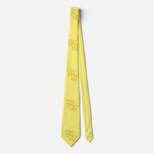 Butter Yellow Butterfly  Tie