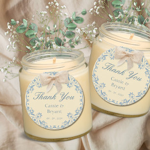 Butter Yellow Elegant Wedding Thank You Favour Tag