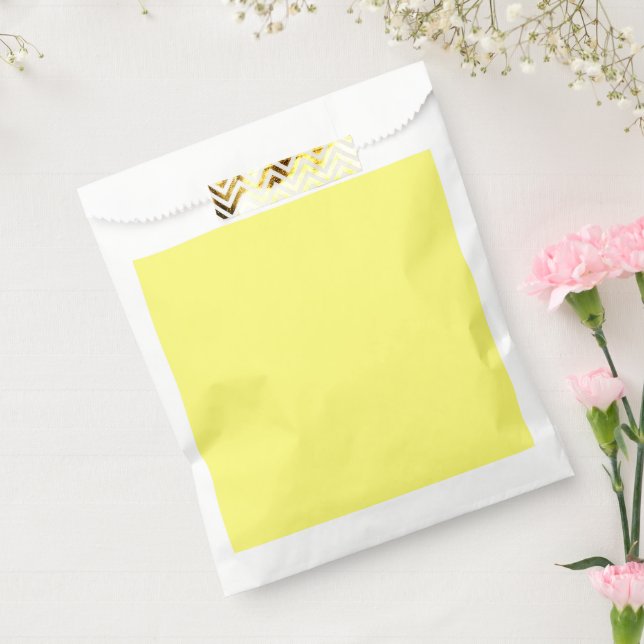 Butter Yellow Favour Bag (Sealed)