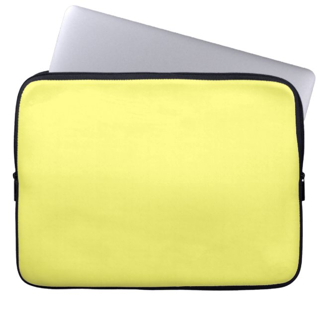 Butter Yellow Laptop Sleeve (Front)