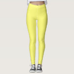 Butter Yellow Leggings<br><div class="desc">Known for its warm tone,  buttery shades of yellow add instant cheer and a sense of comfort to any space,  while easily complementing other hues. An inviting neutral that sits between pale yellow and creamy off-white,  it can be used in both traditional and modern designs.</div>