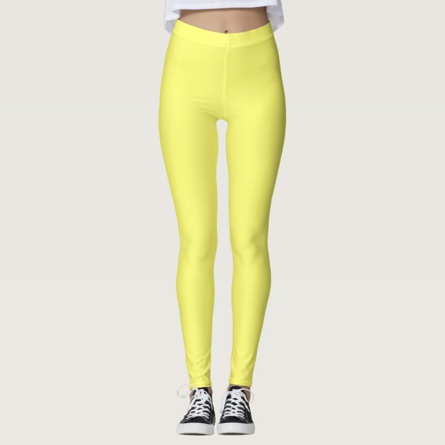 Butter Yellow Leggings (Front)
