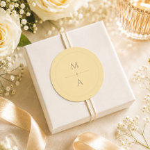 Butter Yellow Minimalist Wedding Favour