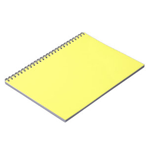 Butter Yellow Notebook