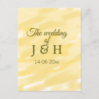 Butter yellow pastel the wedding of couple name le