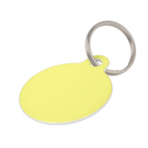 Butter Yellow Pet Tag