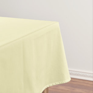 Butter Yellow Solid Color Tablecloth