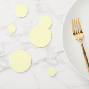 Butter Yellow Solid Colour Classic Elegant Confetti