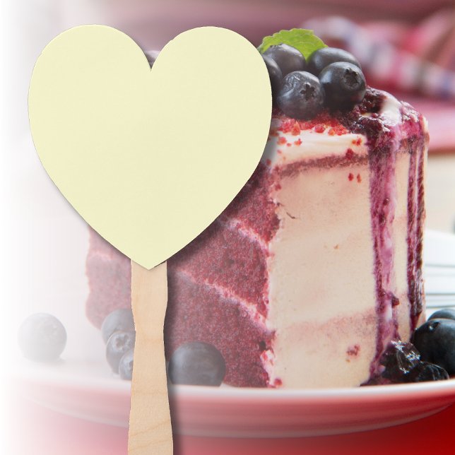 Butter Yellow Solid Colour | Classic Elegant Hand Fan (Creator Uploaded)