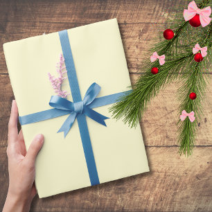 Butter Yellow Solid Colour   Classic   Elegant Wrapping Paper